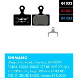 Brzdové destičky Galfer FD 496 G1053 Shimano černá